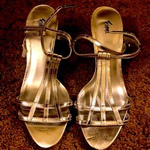 Silver Fioni Heels